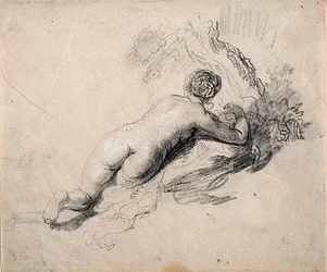 Femme nue allongée